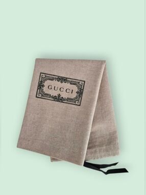 Gucci Beige Drawstring Dustbag